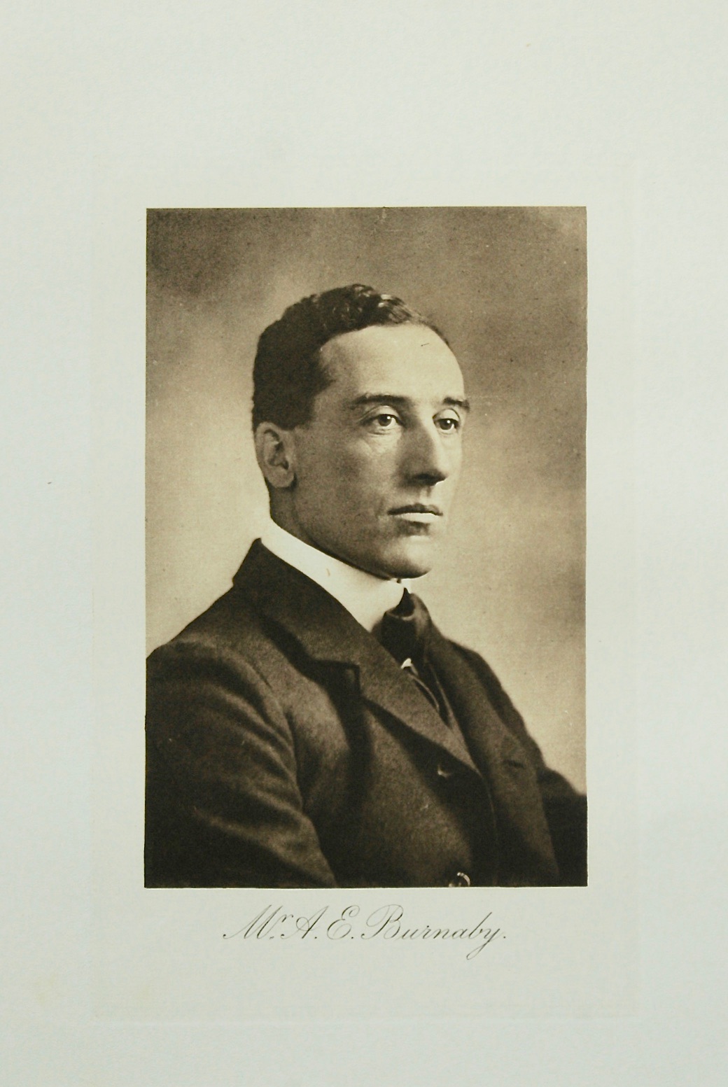 Mr. A. E. Burnaby. 1912