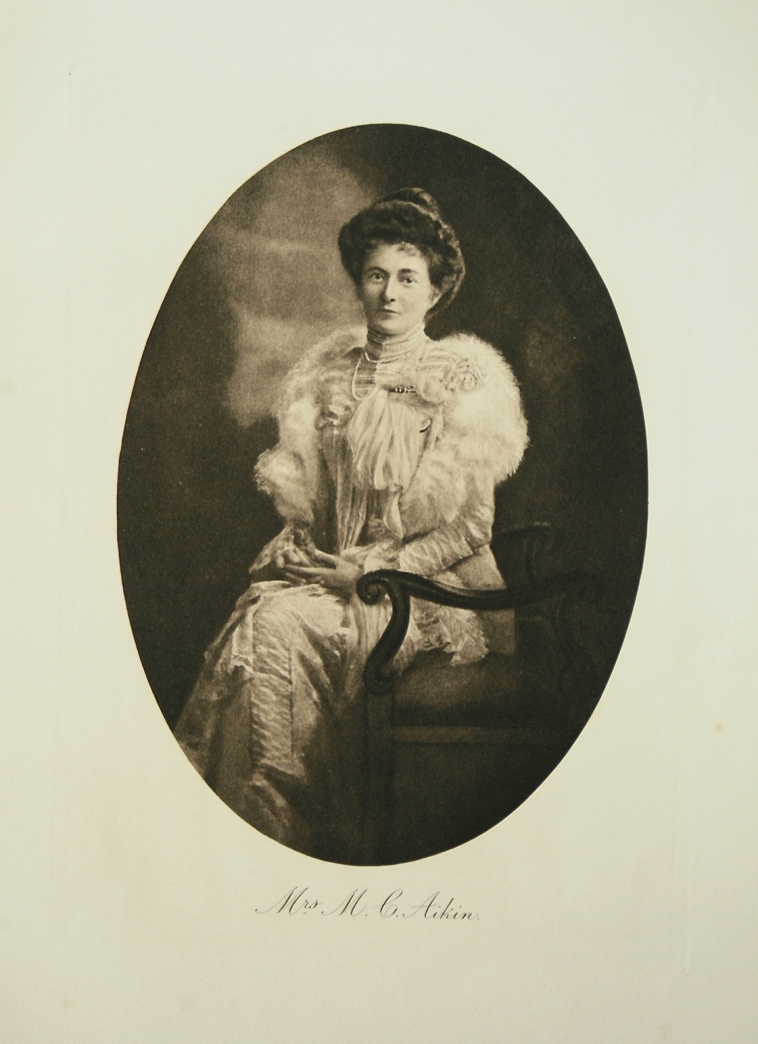 Mrs M. C. Aikin. 1912