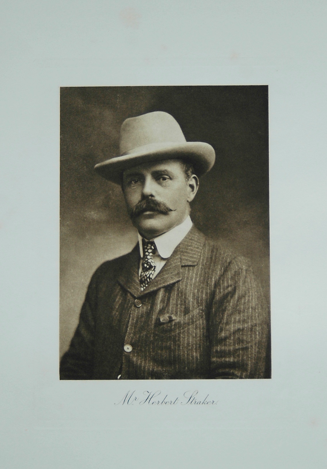 Mr. Herbert Straker. 1912