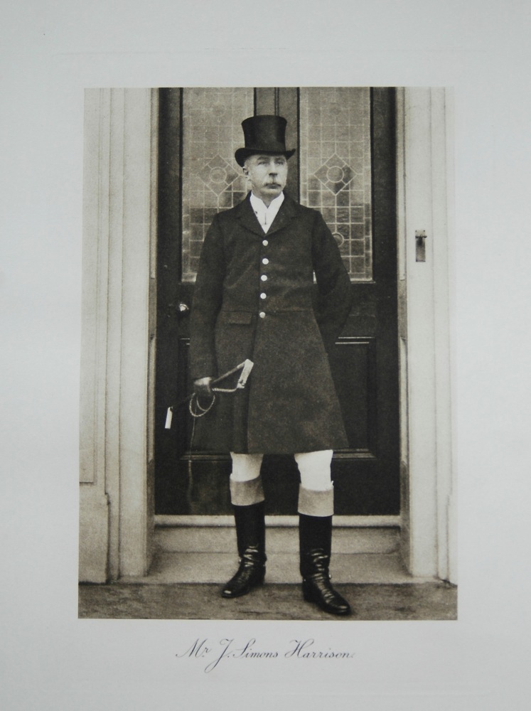 Mr. J. Simons Harrison. 1912
