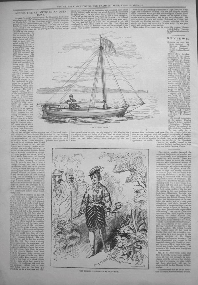 Across the Atlantic in an Open Boat.1876