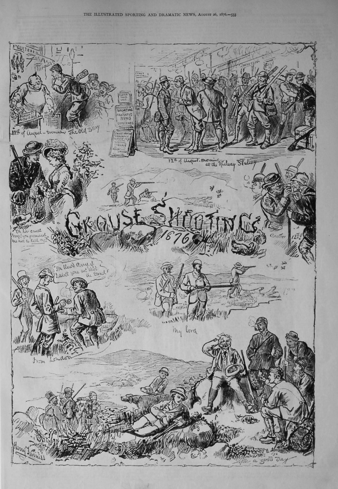 Grouse Shooting 1876.