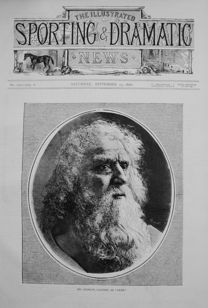 Mr. Charles Calvert as "Lear." 1876