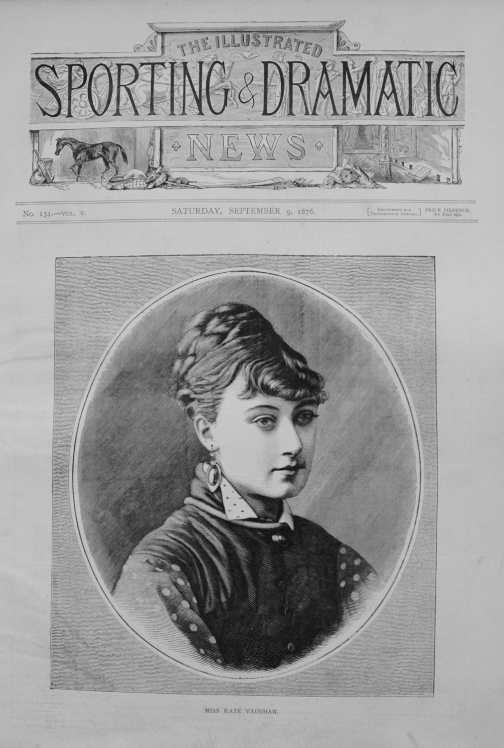 Miss Kate Vaughan. 1876