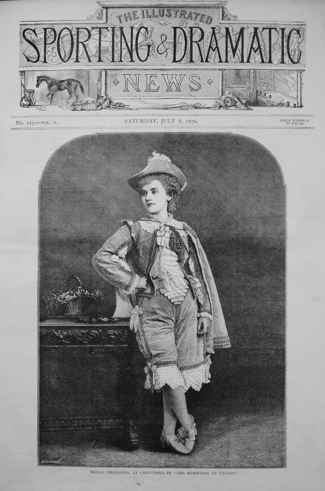 Mdlle. Thalberg, as Cherubino, in "The Marriage of Figaro." 1876