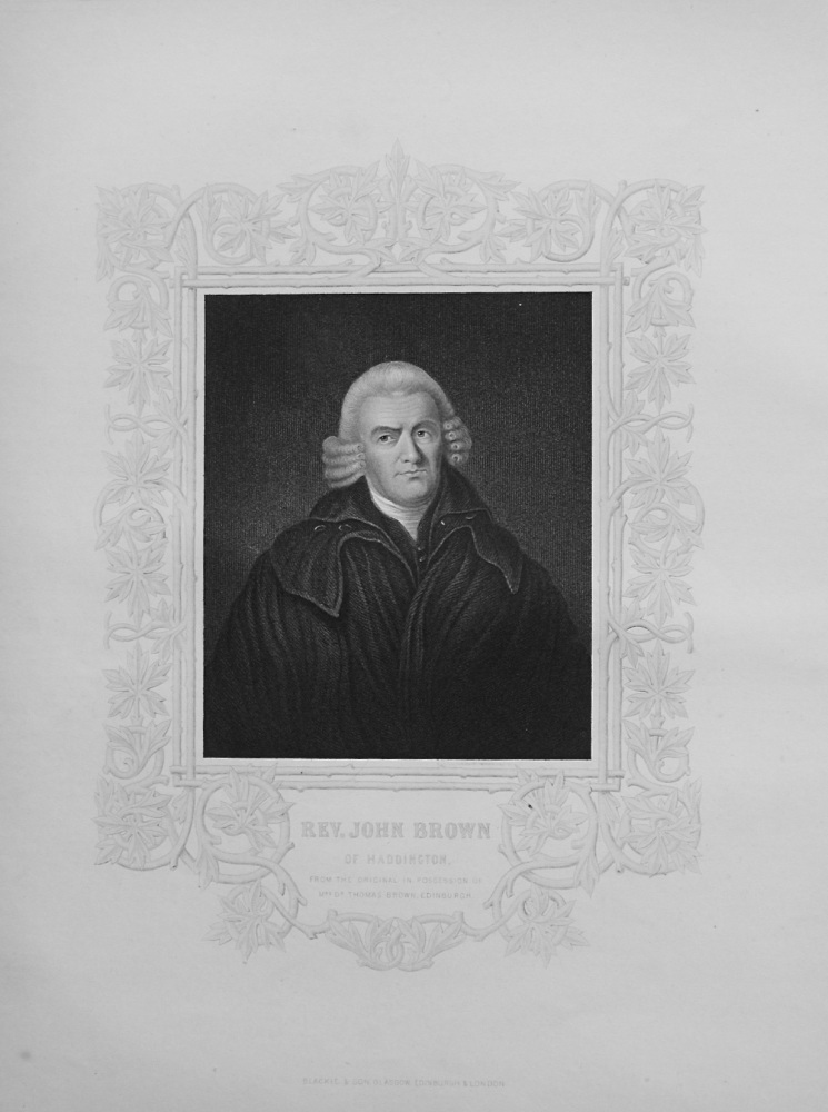 Portrait of the Rev. John Brown.