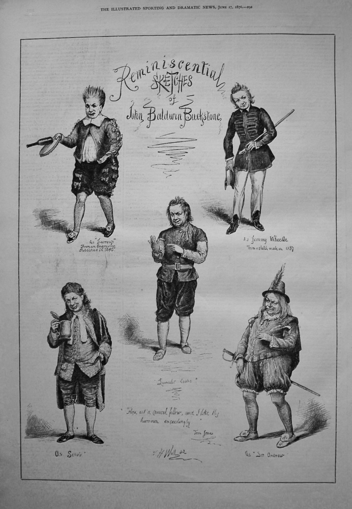 Reminiscential Sketches of John Baldwin Buckstone. 1876