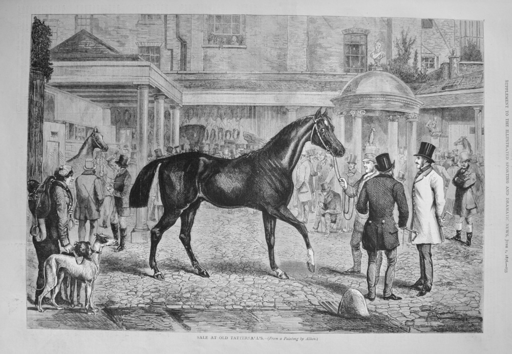 Sale at Old Tattersall's. 1876