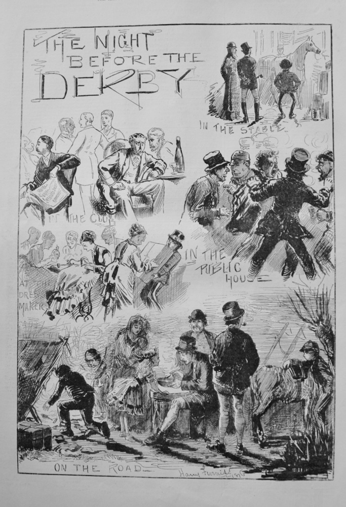 The Night Before the Derby. 1876