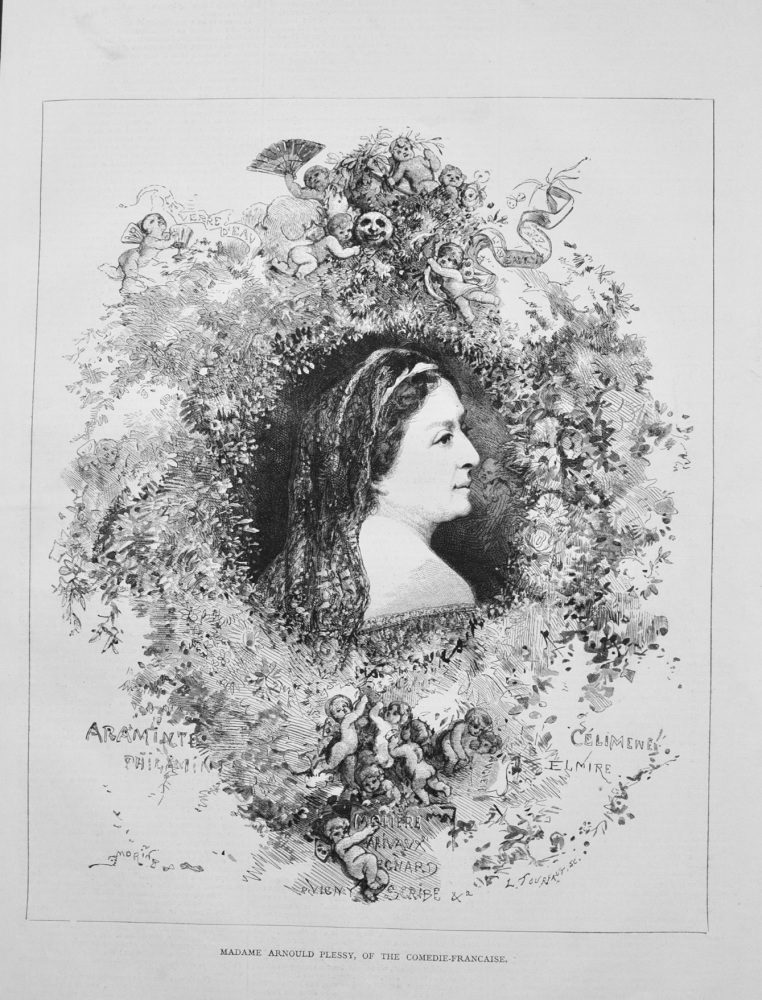 Madame Arnould Plessy, of the Comedie-Francaise. 1876