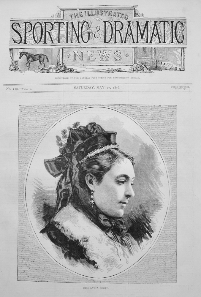 Miss Lydia Foote. 1876