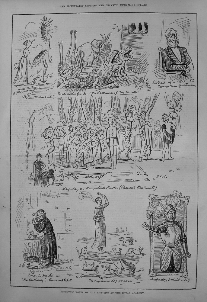 Eccentric Notes of the Pictures at the Royal Academy. 1876