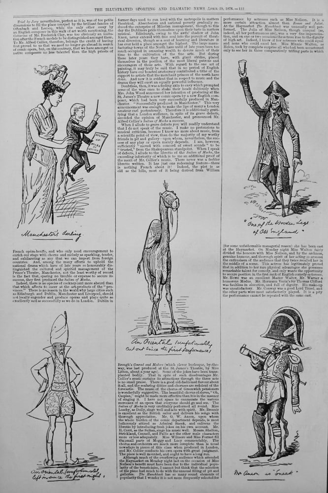 Our Captious Critic, April 29th, 1876. : "The Hunchback," at the Haymarket Theatre.