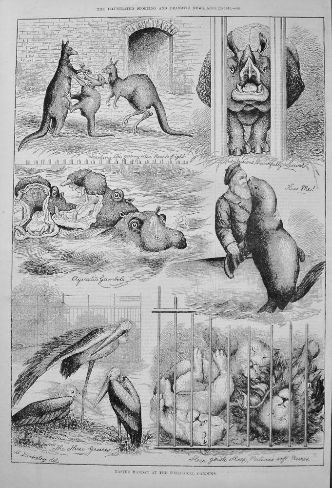 Easter Monday at the Zoological Gardens. 1876