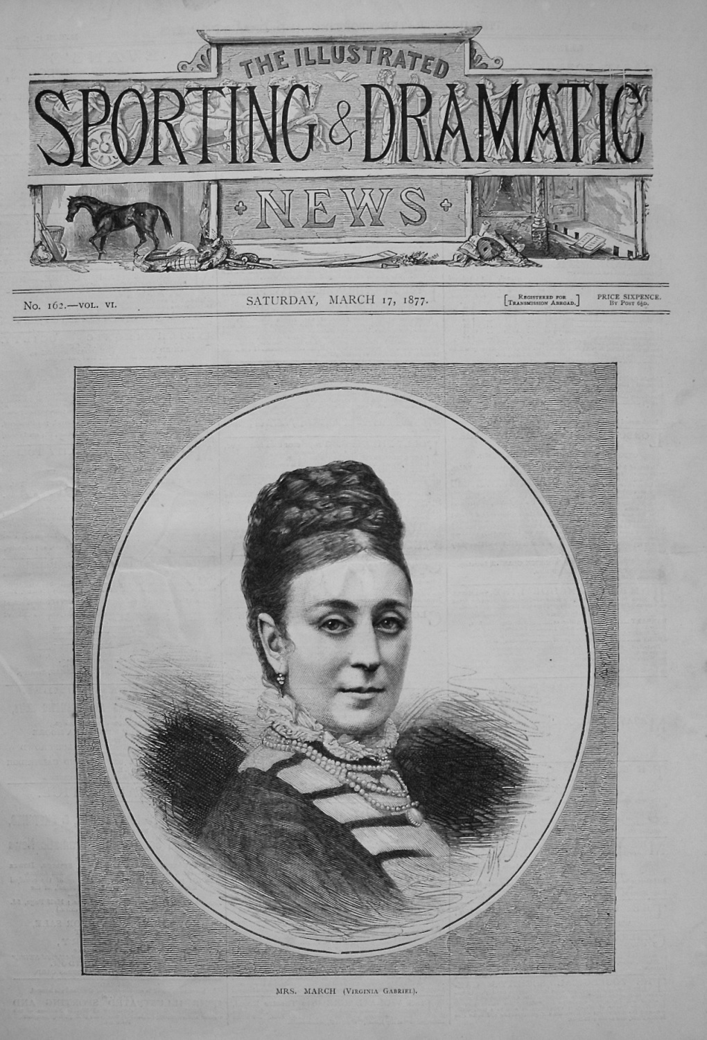 Mrs. March (Virginia Gabriel). 1876