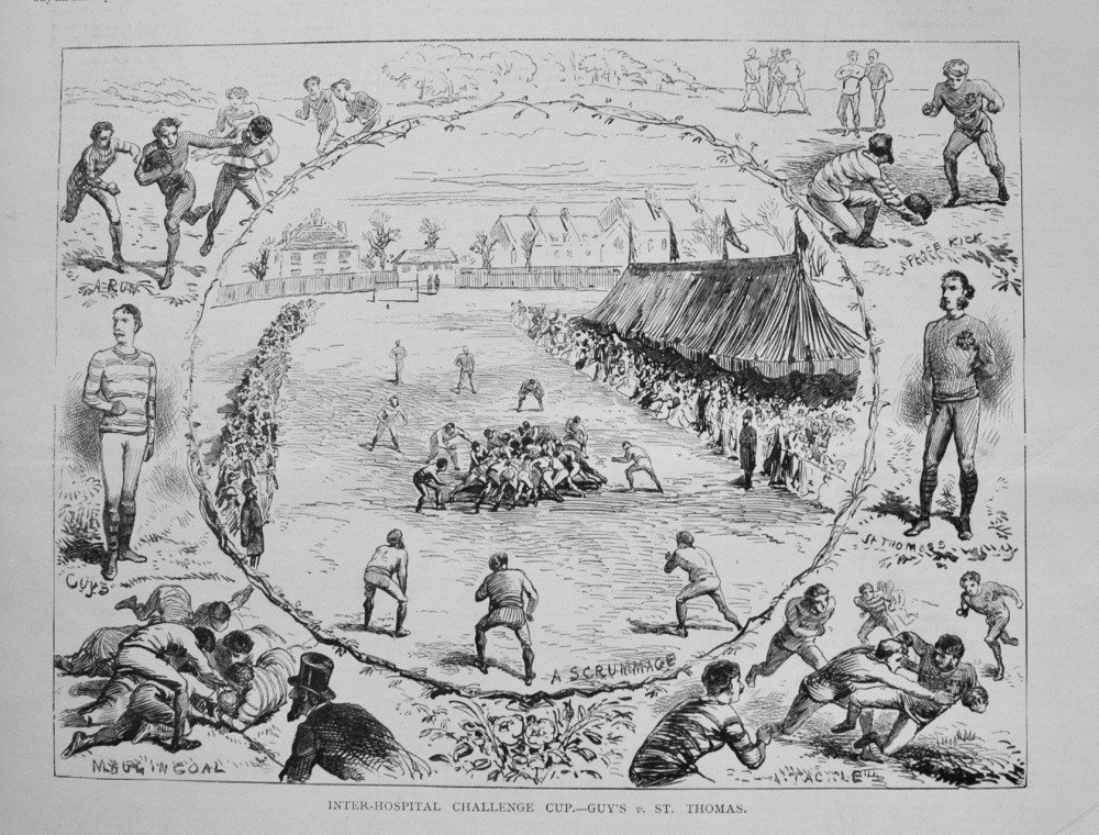 Inter Hospital Challenge Cup.- Guy's v. St. Thomas. (Rugby.) 1877