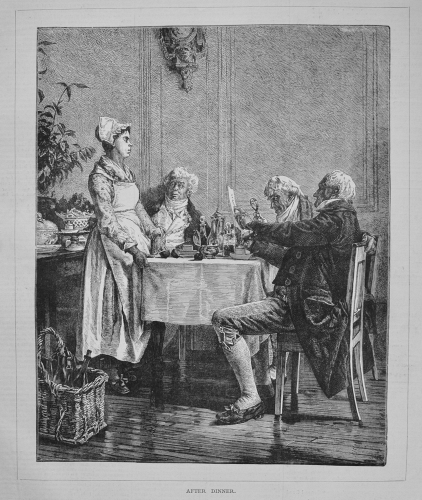 After Dinner. 1877