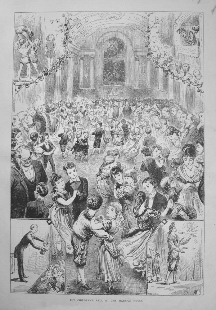 The Children's Ball at the Mansion House. 1877