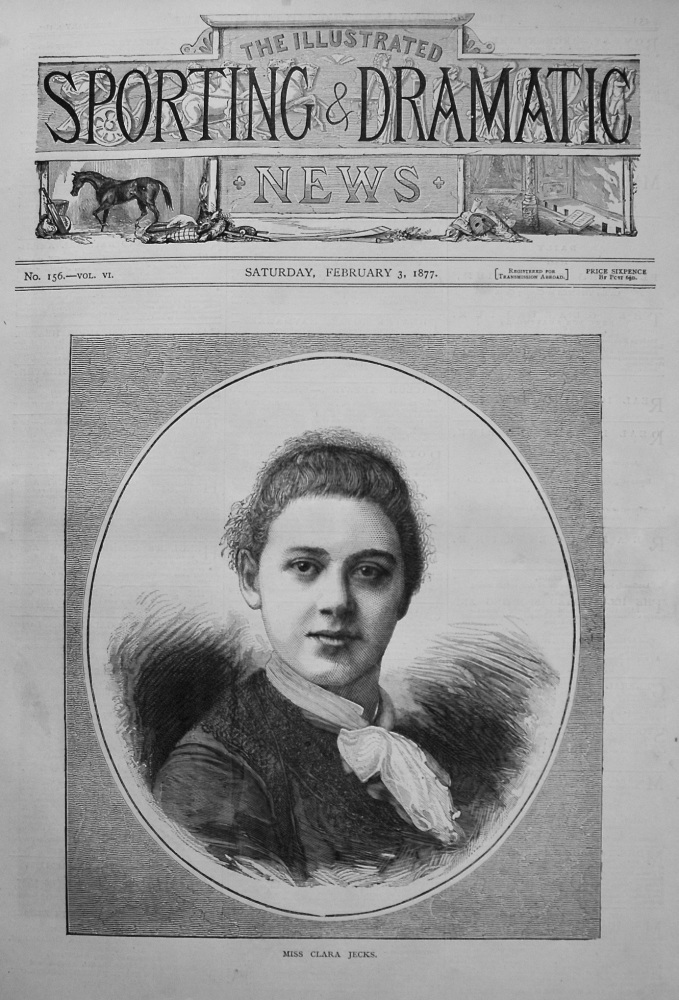 Miss Clara Jecks. 1877