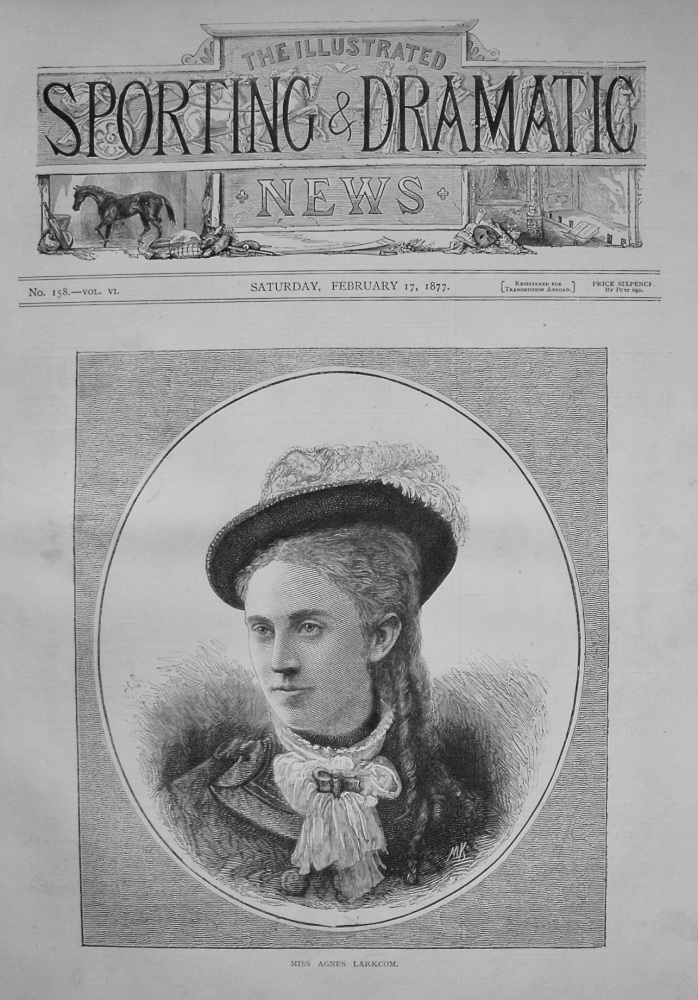 Miss Agnes Larkcom. 1877