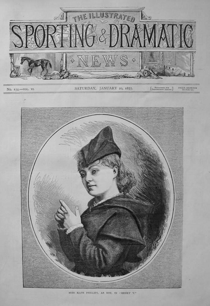 Miss Kate Phillips, as Boy, in "Henry V." 1877