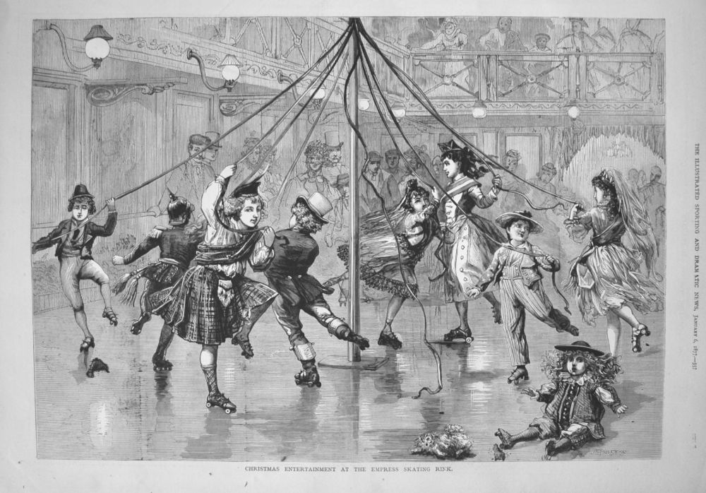 Christmas Entertainment at the Empress Skating Rink. 1877