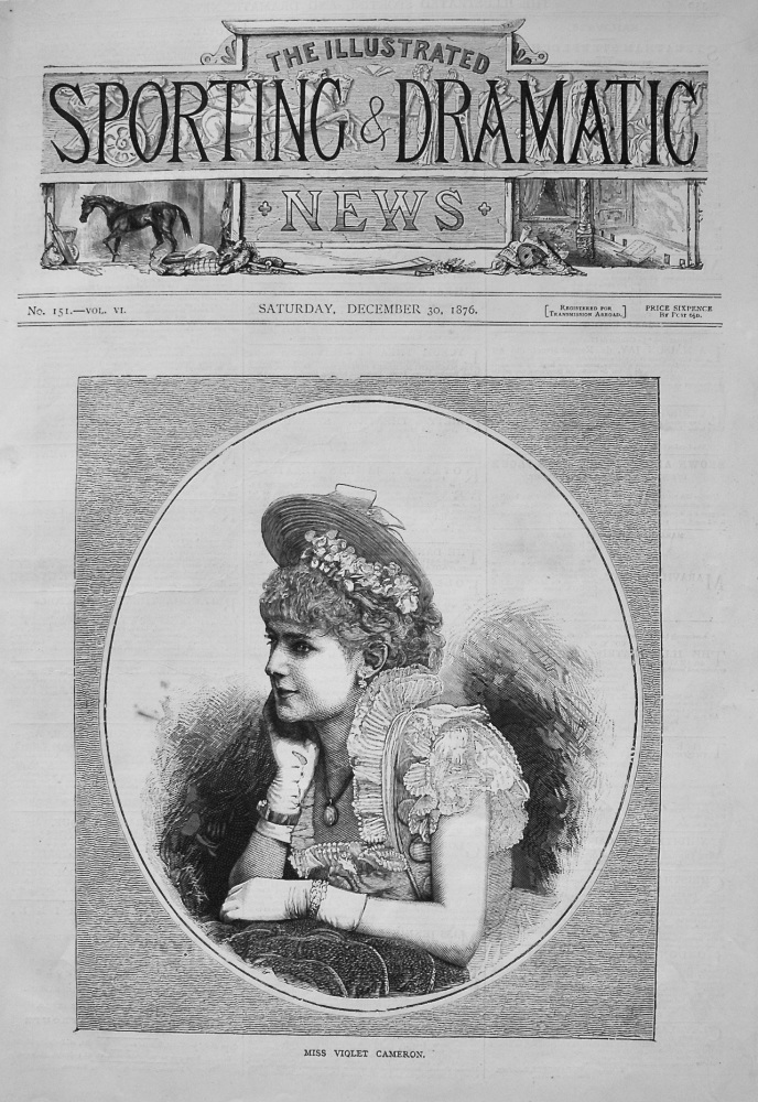Miss Violet Cameron. 1876