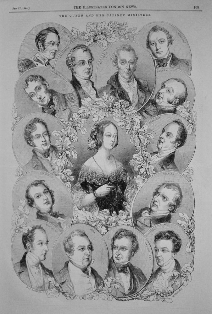 The Queen and Her Cabinet Ministers. 1844