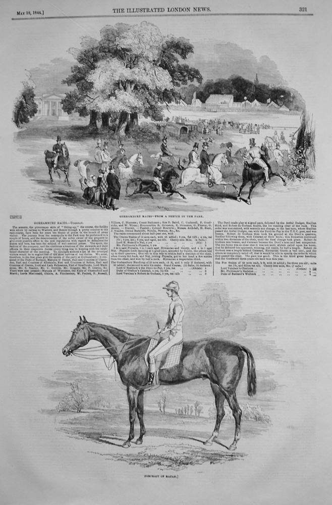 Gorhambury Races.- Tuesday. 1844