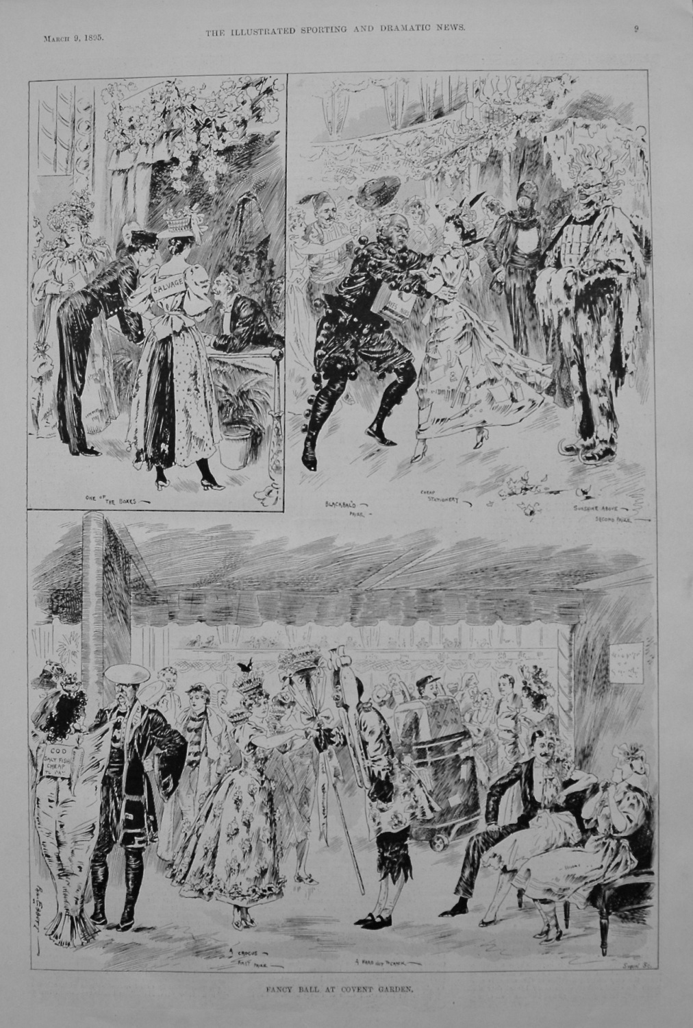 Fancy Ball at Covent Garden. 1895