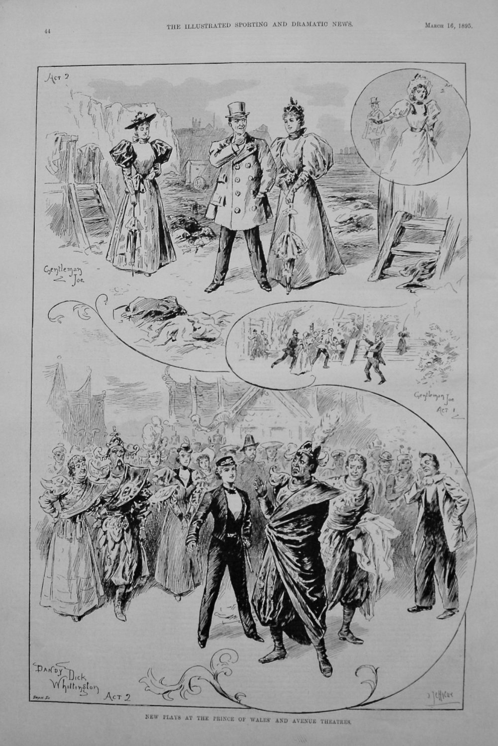 New Plays at the Prince of Wales' and Avenue Theatres. 1895