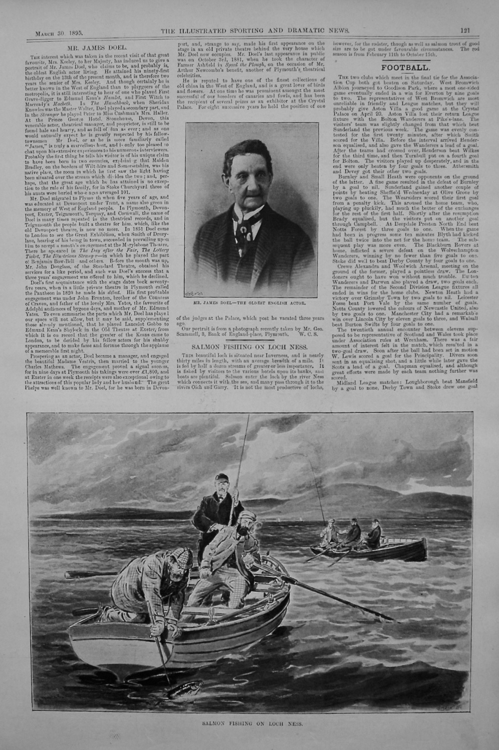 Salmon Fishing on Loch Ness. 1895