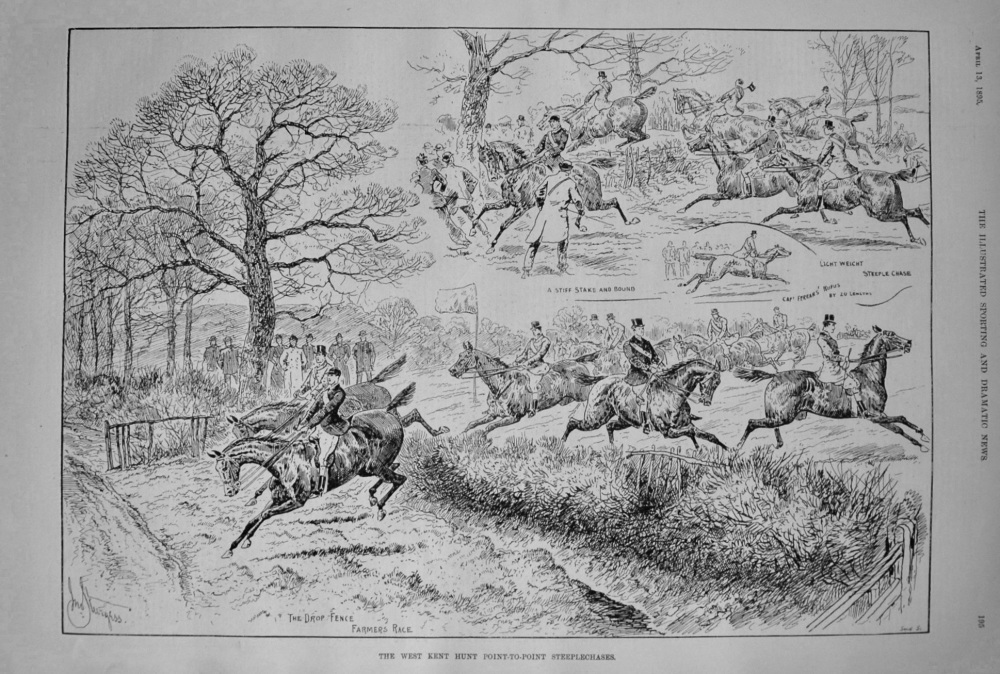 West Kent Hunt Point-To-Point Steeplechases. 1895