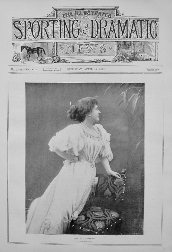 Miss Marie Halton. (Gaiety Theatre). 1895