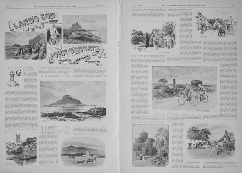 Land's End to John O'Groats Penned and Pencilled by A.R. Quinton. (Part 1.- Land's End to Exeter.) 1895