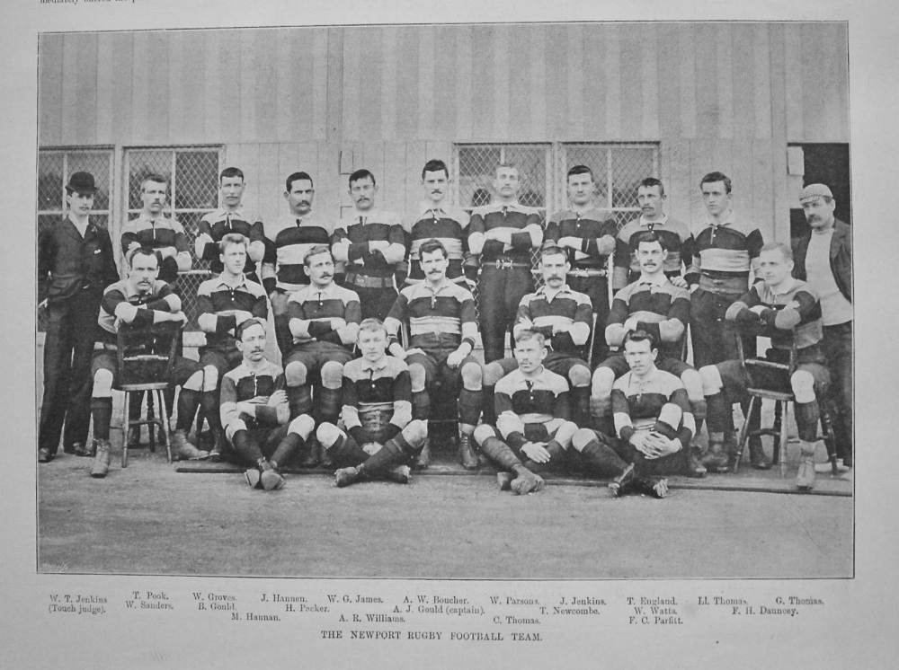 Newport Rugby Football Team. 1895
