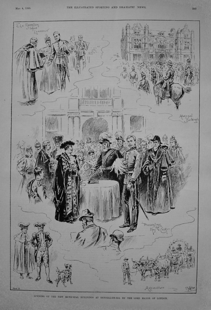 Opening of the New Municipal Buildings at Bexhill-on-Sea by the Lord Mayor of London. 1895