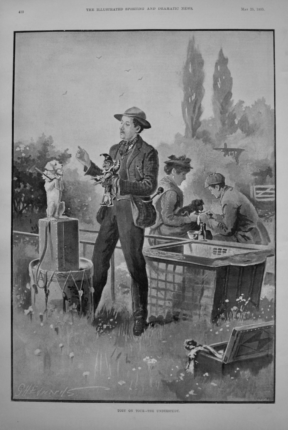Toby on Tour - The Understudy. 1895