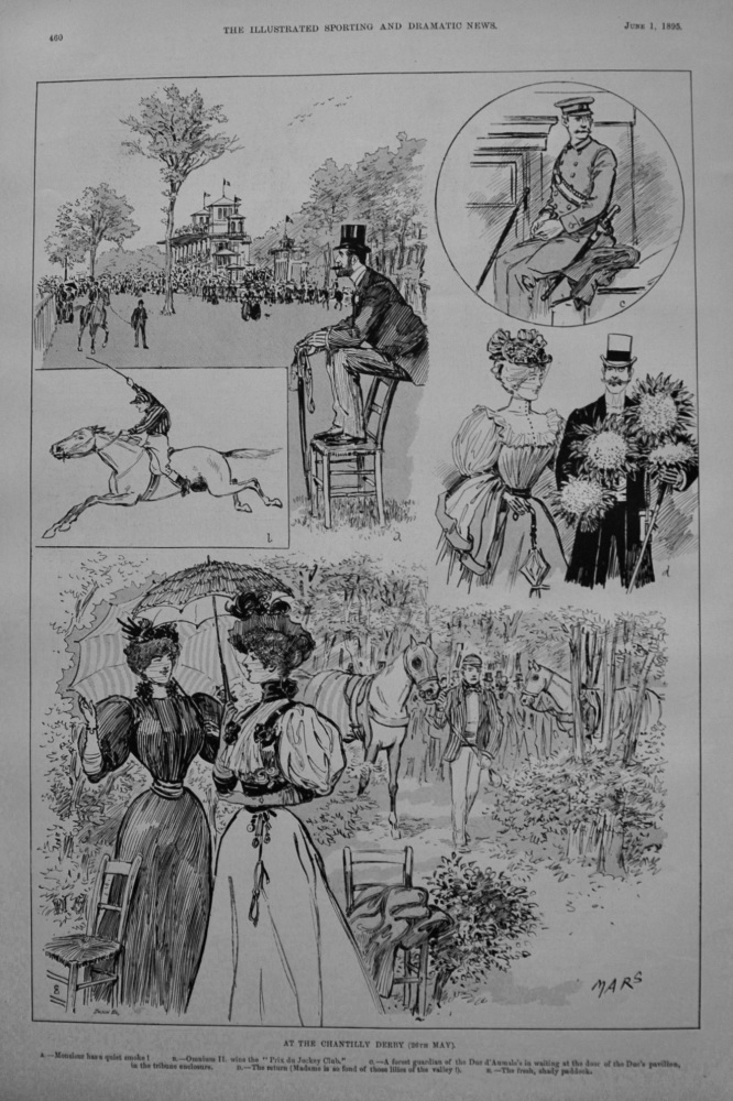 At The Chantilly Derby (26th May). 1895