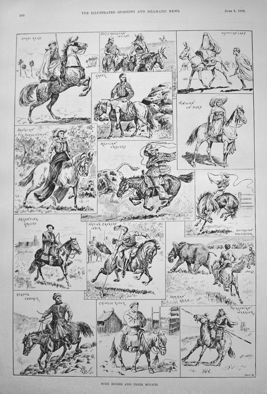 Some Riders and Their Mounts. 1895