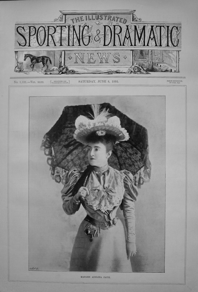 Madame Adelina Patti. 1895