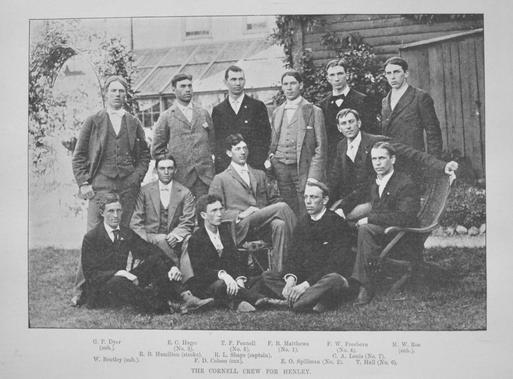 The Cornell Crew for Henley. 1895