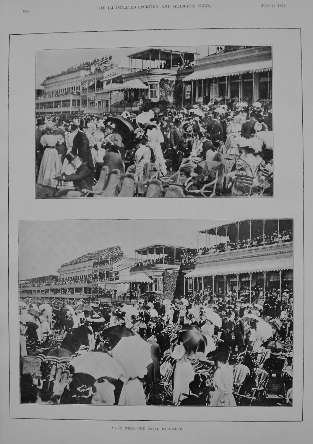 Ascot Week - The Royal Enclosure. 1895