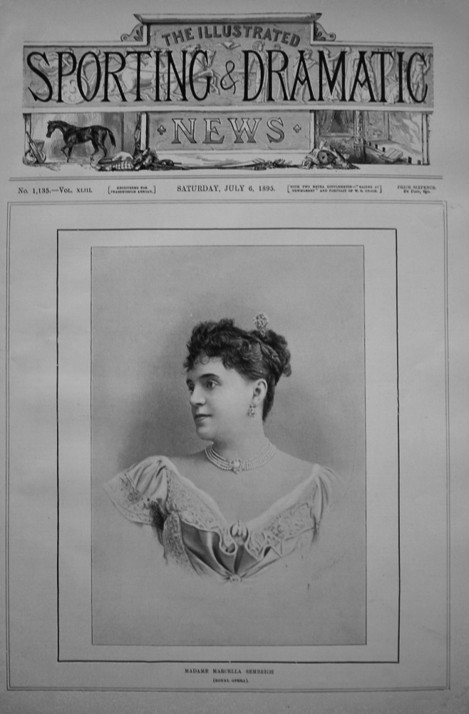 Madame Marcella Sembrich. 1895
