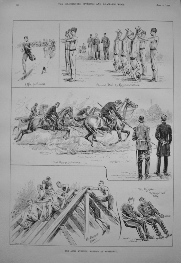Army Athletic Meeting at Aldershot. 1895