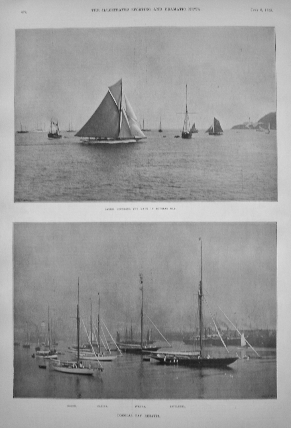 Douglas Bay Regatta. 1895