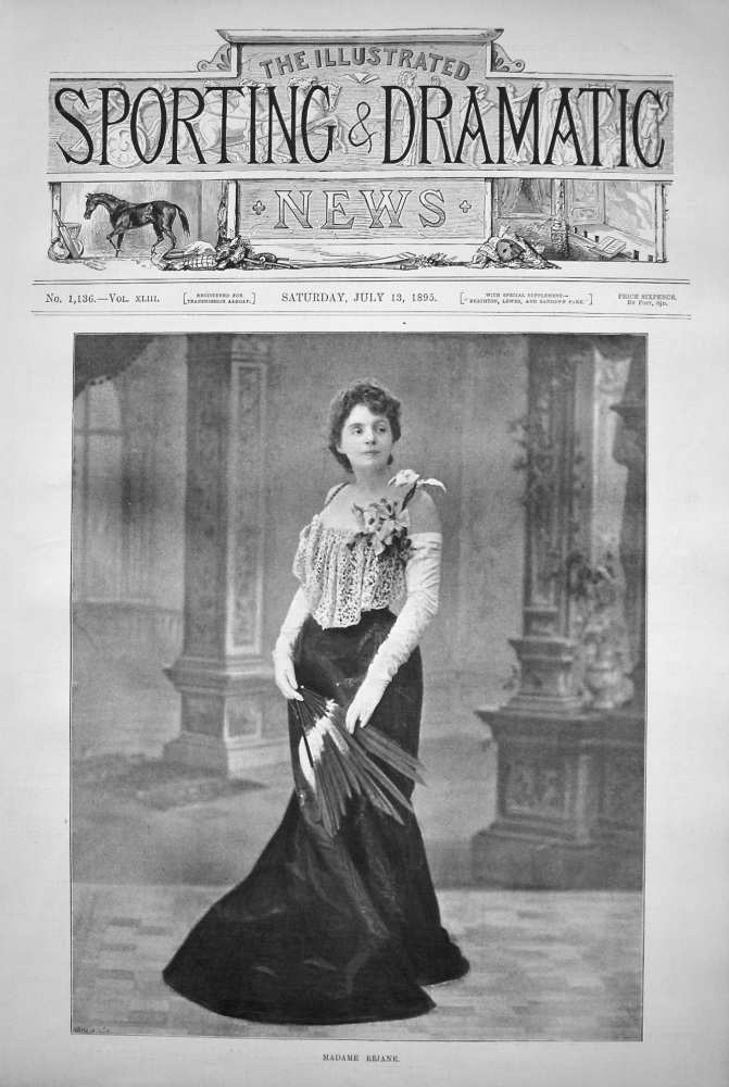 Madame Rejane. 1895