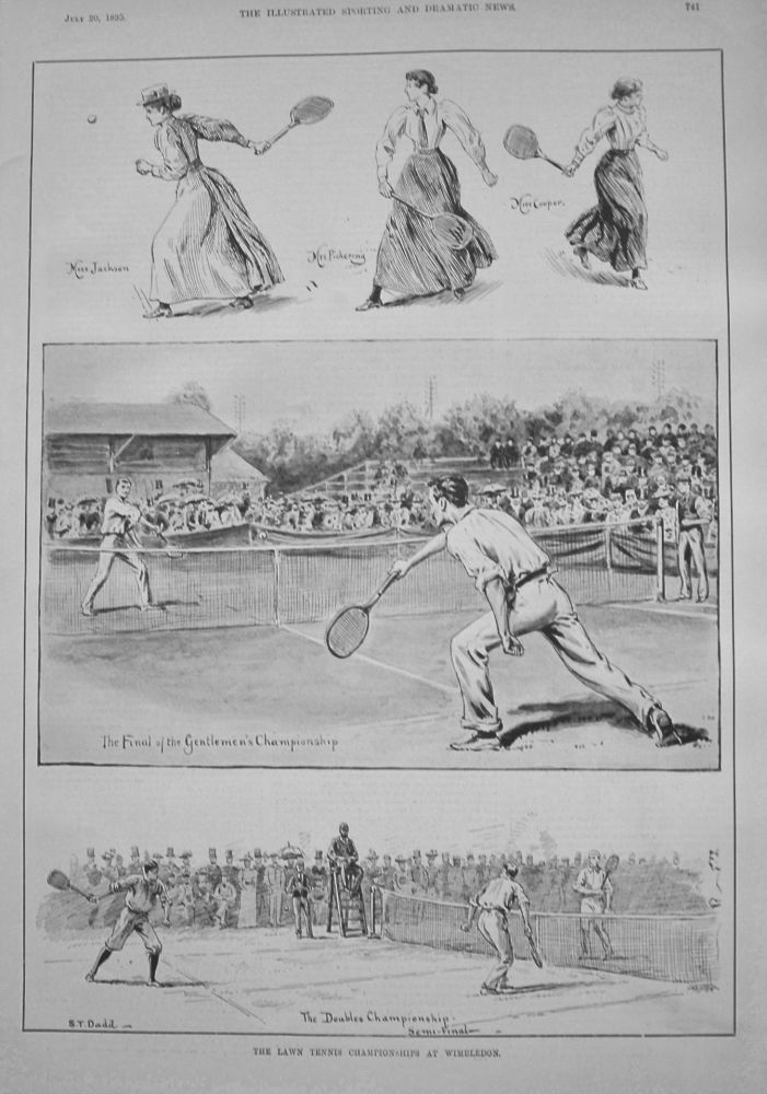 Lawn Tennis Championships at Wimbledon. 1895