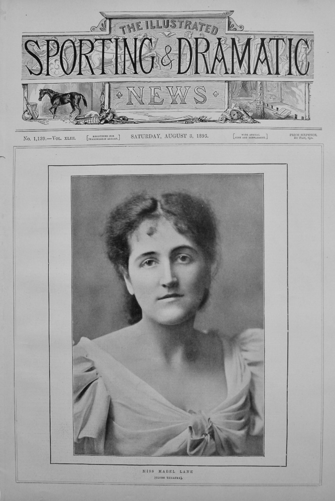 Miss Mabel Lane. (Globe Theatre). 1895