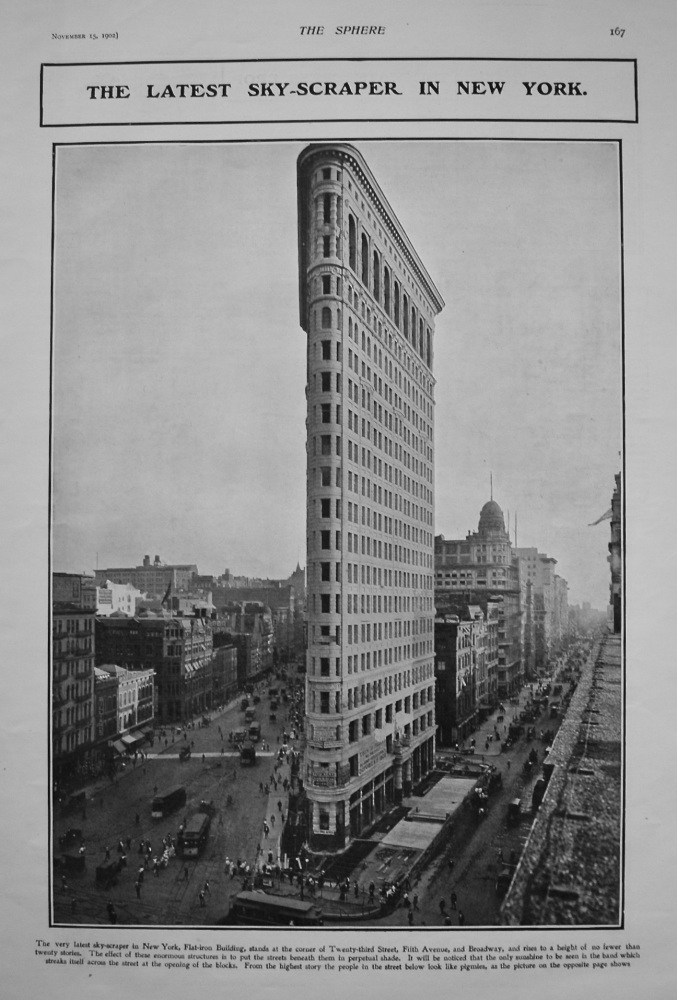 Latest Skyscraper in New York. 1902